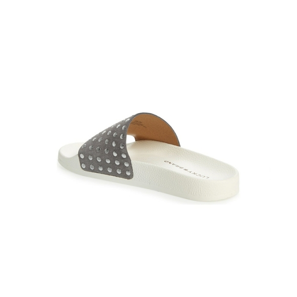 Lucky Brand Studded Slide Sandals - Picture 4 of 8